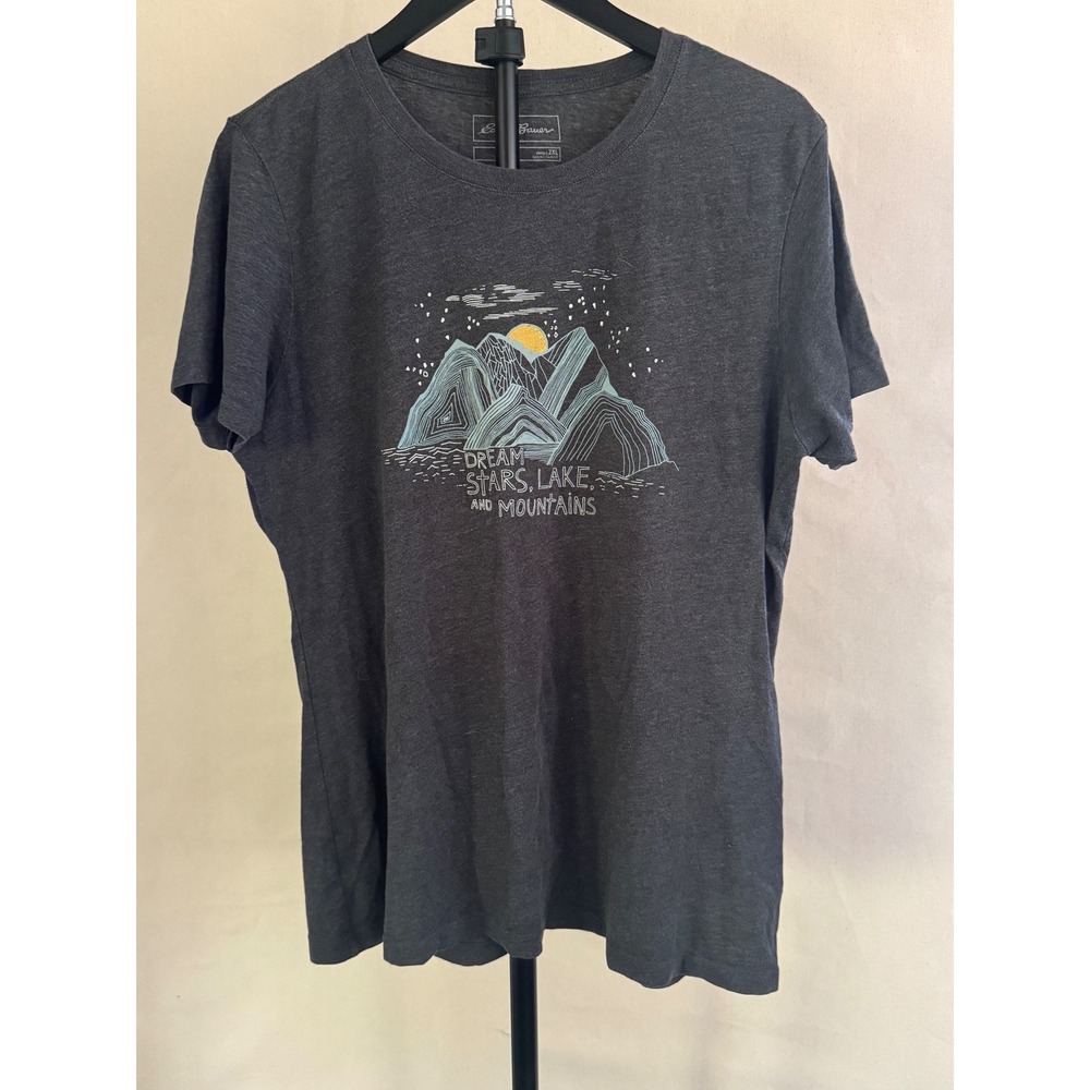 Eddie Bauer Women's 2XL Mountain Graphic Tee MSRP $30